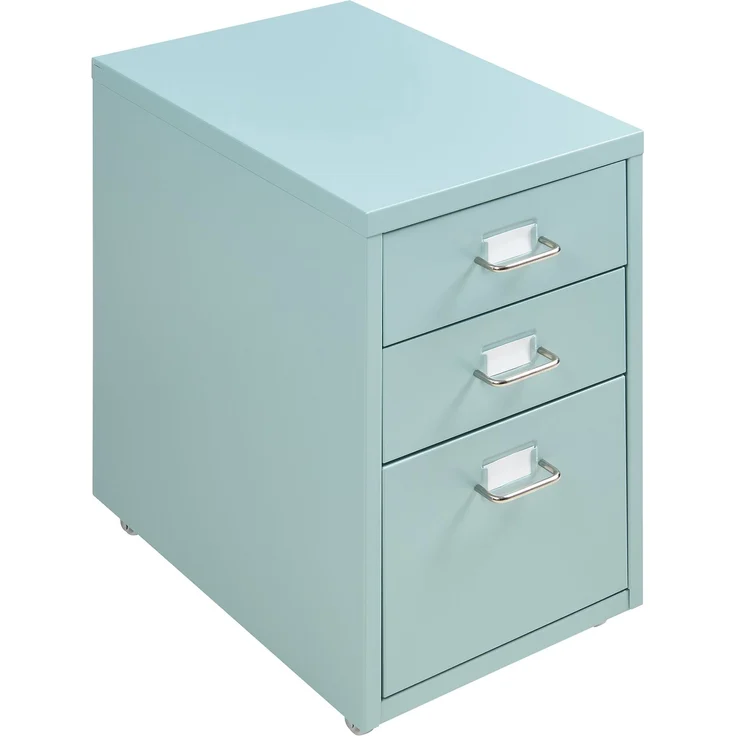 Rollcontainer Kökar mit 3 Schubladen 48x28x41 cm Mintgrün [en. casa] – Bild 4