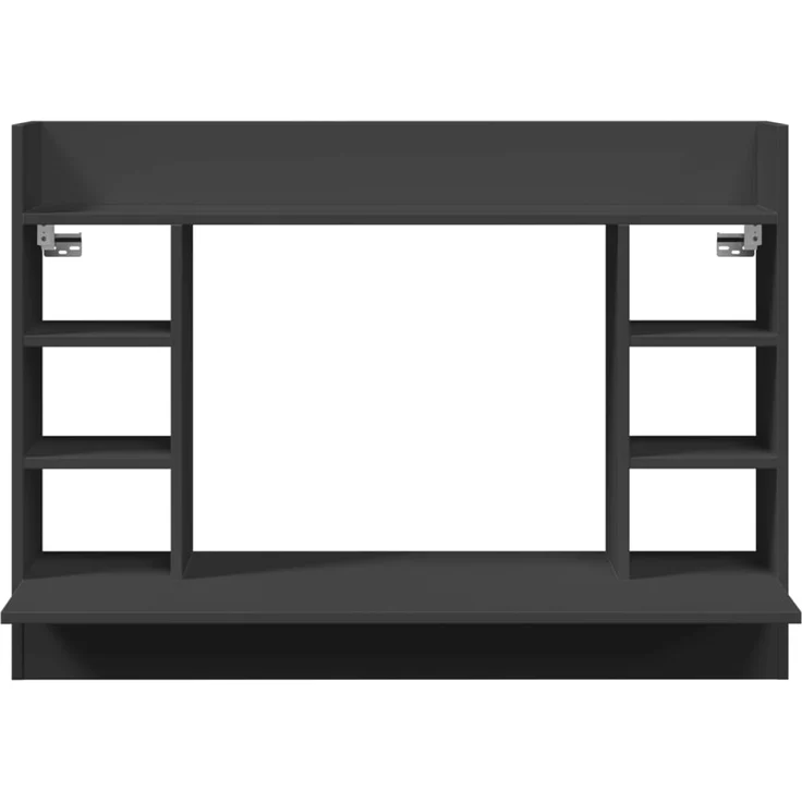 vidaXL Wand-Schreibtisch Schwarz 105x48x75 cm Holzwerkstoff 847969 – Bild 3