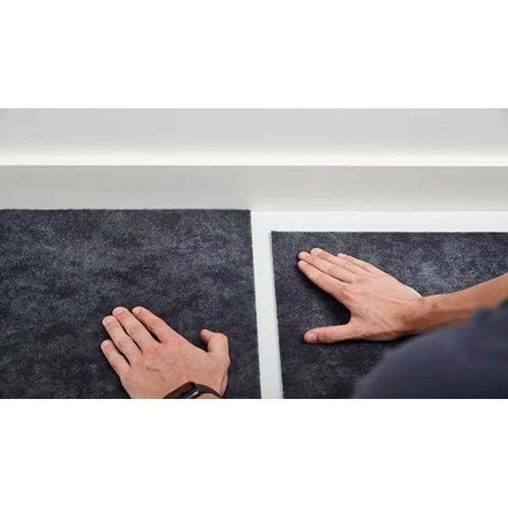 Andiamo Teppichfliese Colmar Nadelfilz, quadratisch, Höhe: 4 mm, 40x40 cm, selbstklebend, robust & strapazierfähig, 25 Stück (4 qm) – Bild 8