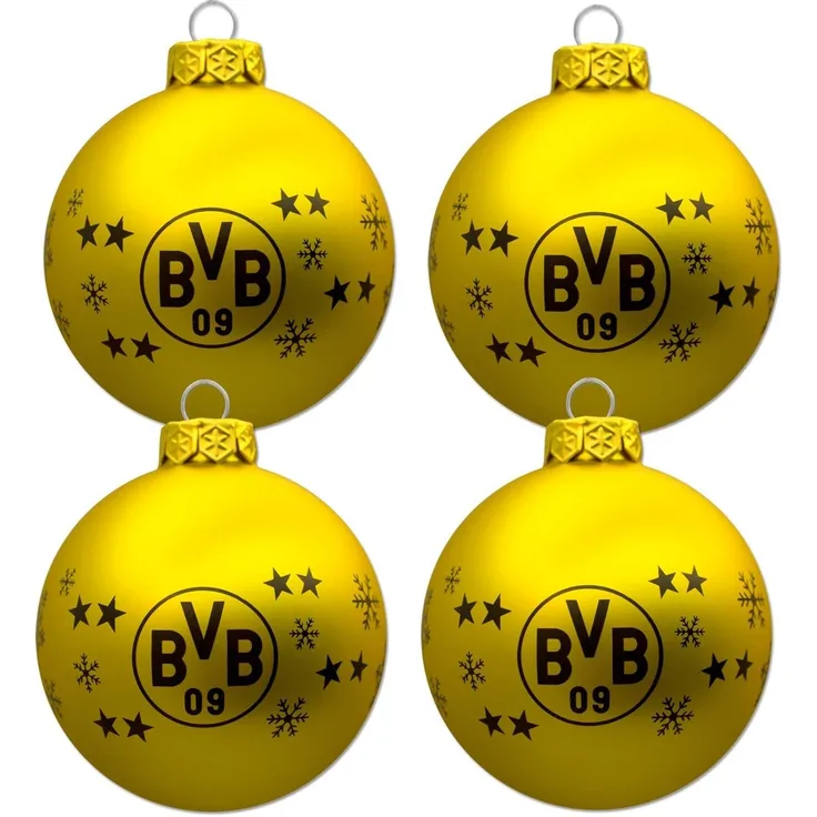 Weihnachtskugel-Set BVB bunt