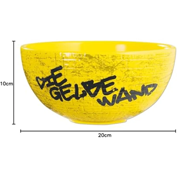 BVB MERCHANDISING Müslischale BVB Müslischale Gelbe Wand, Keramik – Bild 5