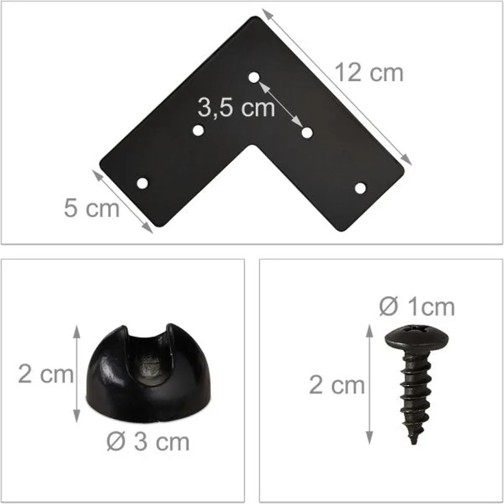 4er Set Hairpin Legs mit 2 Streben 10028068_1107 – Bild 5