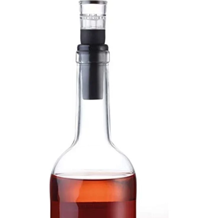 TROIKA Korkenzieher WEINPROBE Set mit Kellnermesser und Vakuumverschluss – elegantes Set, (Spar-Set), ideal als Geschenk für Genießer und Weinliebhaber, aus Edelstahl – Bild 5