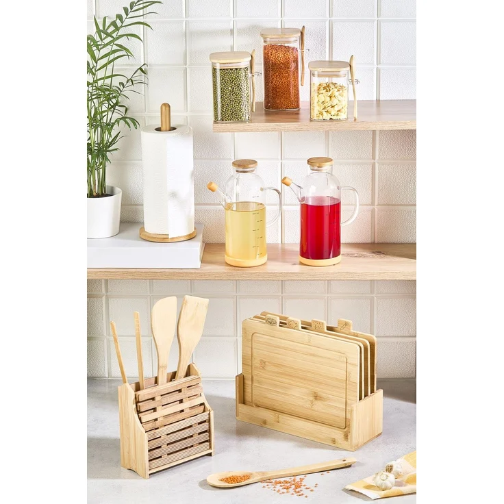 Hermia Concept 'Bambu - Wooden' Küchen-Set (20-teilig), Holz, 30 x 25 cm – Bild 2