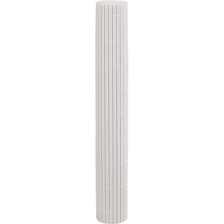 vidaXL Gartenzaun Doppelseitig Weiß 1,8x3 m PVC 42002618 – Bild 4