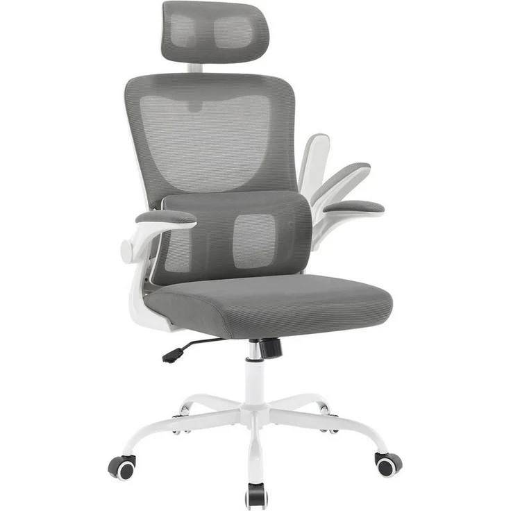 Woltu Bürostuhl (1 St), ergonomisch,Schaukelfunktion, Netzstoff, umkehrbare Armlehnen – Bild 1