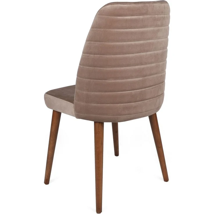 Skye Decor 'Tutku-344 V2' Stuhlset (2-teilig), Beige / Walnuss, 50 x 90 x 49 cm – Bild 3