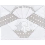 Andy & Helen 3/400D50 Grau 3-teiliges Bettwäsche-Set