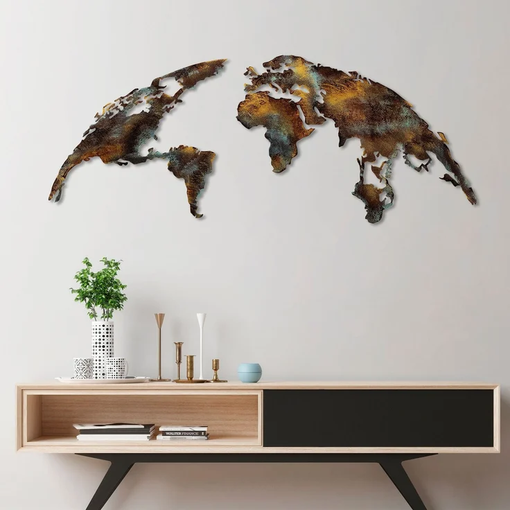Wallity Wanddekoobjekt 100% METAL (Thickness: 1,5 mm), 59 cm x 150 cm L2435 – Bild 2