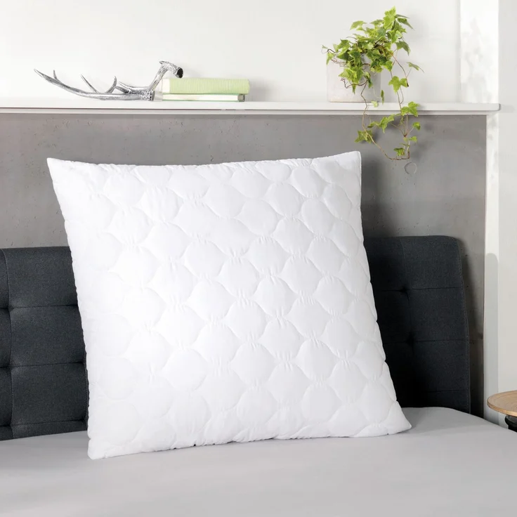 Kopfkissen Mikrofaser 80x80cm ( 850gr Füllgewicht ) - Hochwertiges Schlafkissen - Samtweiches Kissen mit MIkrofasergewebe – Bild 2