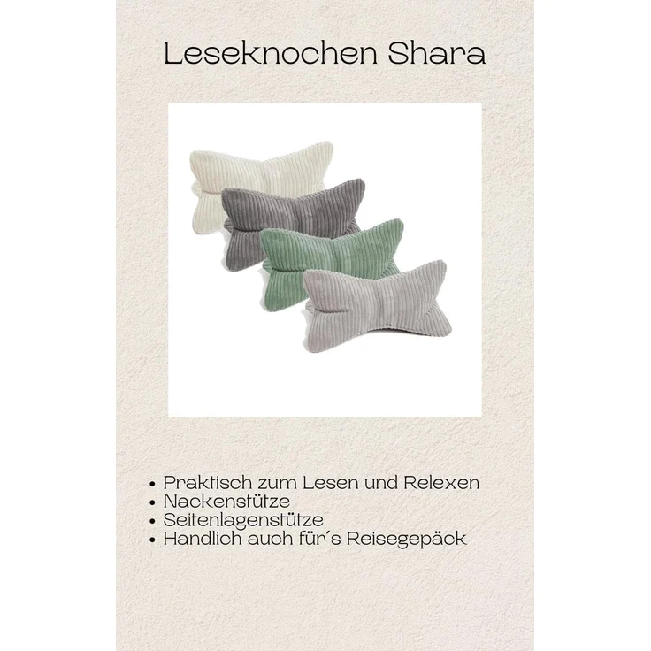 MAGMA Leseknochen SHARA - ca. 42 x 22 cm salbei – Bild 6