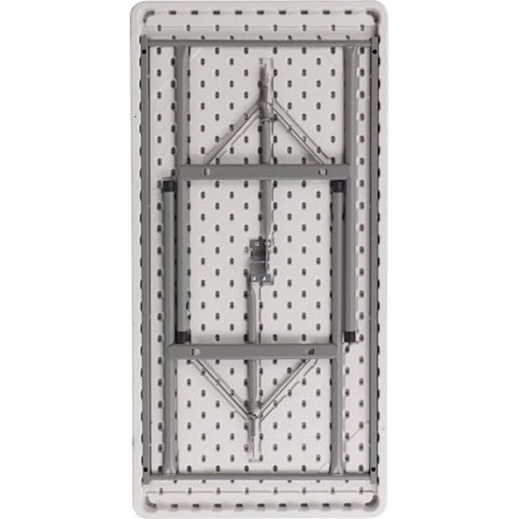 Flash Furniture Kathryn Klapptisch, 122 cm, Granit, Kunststoff, Weiß – Bild 6