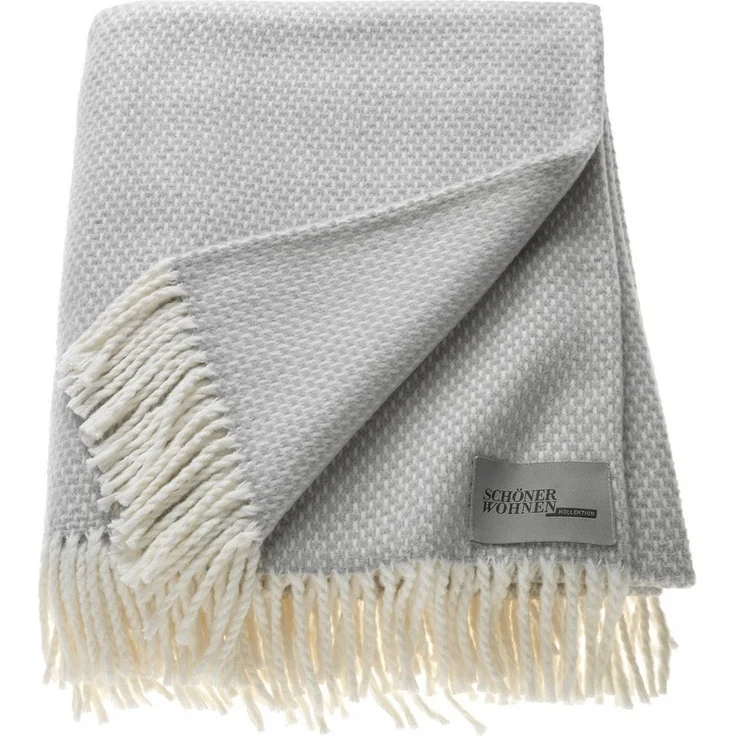 Wohndecke Zen, SCHÖNER WOHNEN-Kollektion, mit Fransen, Kuscheldecke – Bild 1