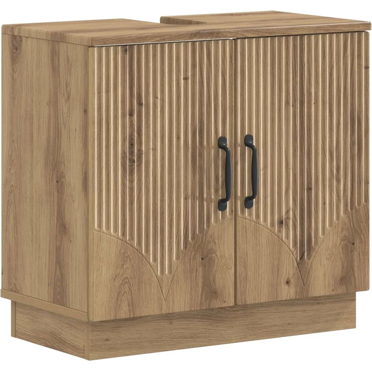 vidaXL 3-teiliges Badezimmer-Schranksystem HOORN Artisan-Eiche 3417476 – Bild 4