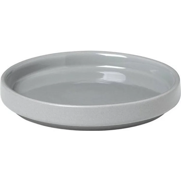 Blomus Pilar Teller, Speiseteller, Essteller, Geschirr, Keramik, Mirage Grey, 10 cm, 63990