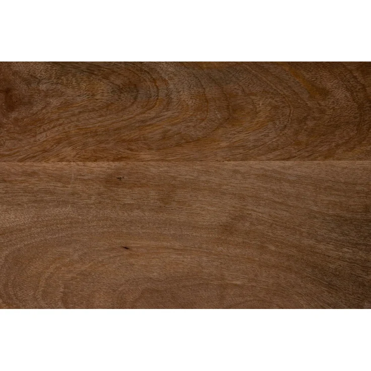 DutchBone Beistelltisch Cath aus massivem Mangoholz mit Walnuss-Finish, rund Braun 46x46x58 cm – Bild 5