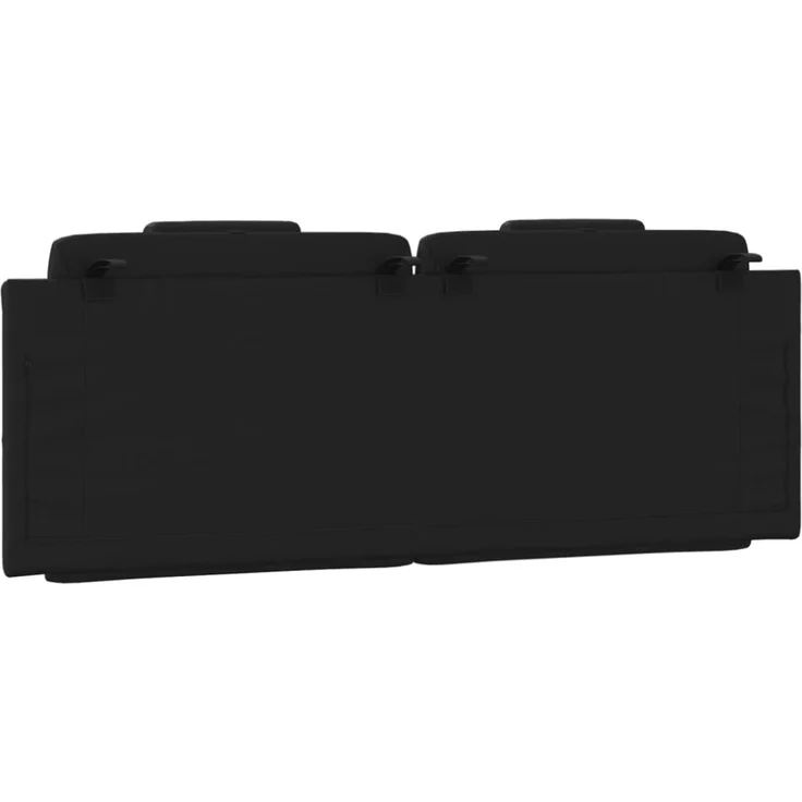 vidaXL Kopfteil-Kissen Schwarz 120 cm Kunstleder 374781 – Bild 8