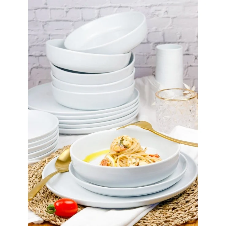 MÄSER Tafelservice NAVINA, Teller Set, Porzellan (18-tlg), 6 Personen, Porzellan – Bild 2