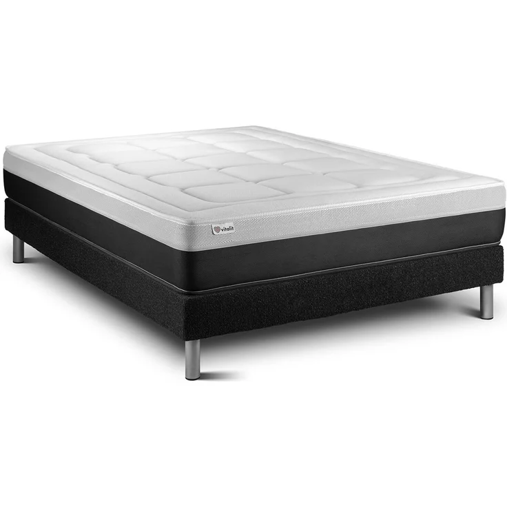 Matratzenset VITAL FORM 200 x 200 cm Bettrahmen Kit schwarz – Bild 2