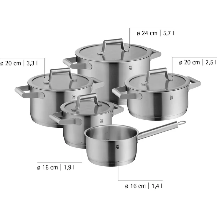WMF Comfort Line Kochgeschirrset Topf-Vorteils-Set 5-teilig – Bild 8