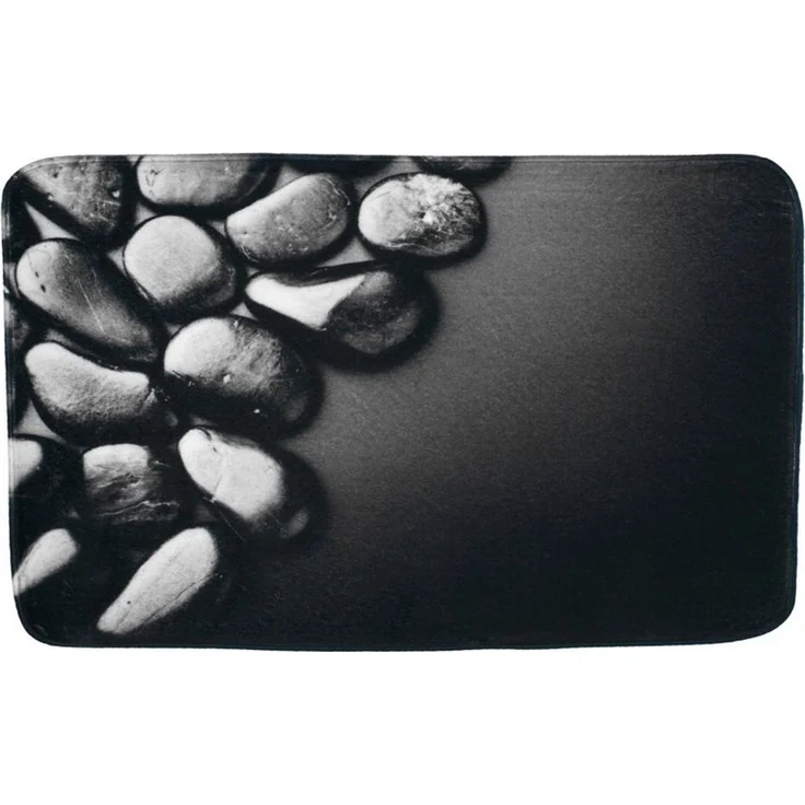 Sanilo Badematte Hot Stones, rutschhemmend, waschbar, schnelltrocknend, Polyester, rechteckig, sehr weich, hochwertig & modern, 50 x 80 cm oder 70 x 110 cm