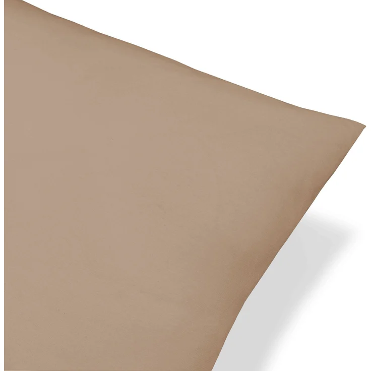 biberna Feinjersey-Kissenbezug, 2-teilig, macchiato, 40x60 cm – Bild 2