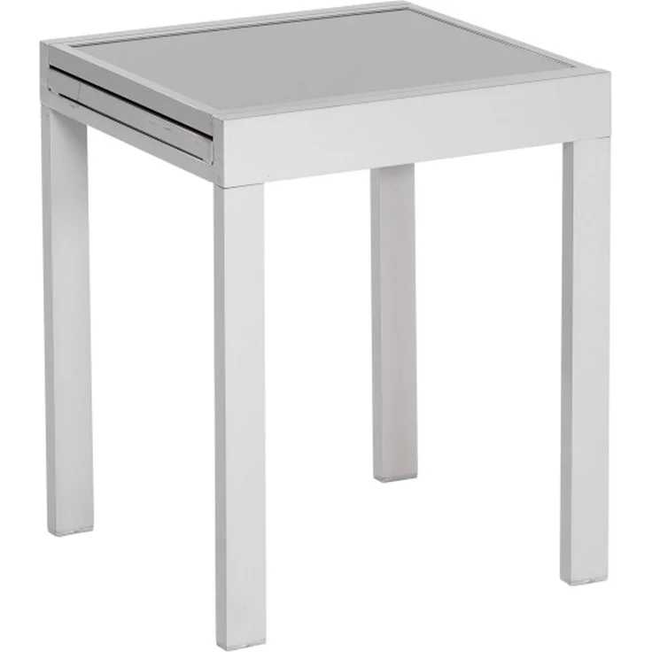 Amalfi Set 3tlg, 2 Klappsessel, Balkonausziehtisch 65 (130) x 65 cm, schwarz – Bild 4