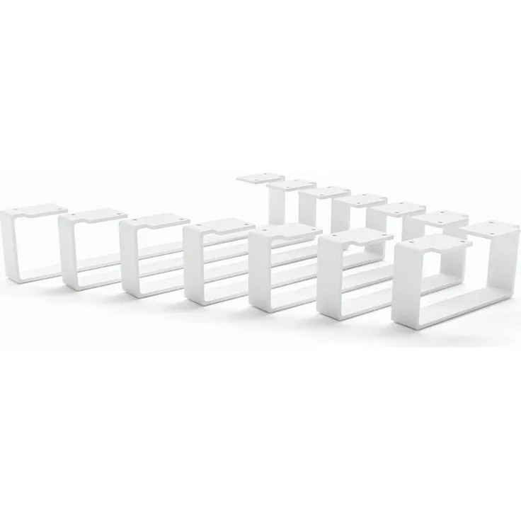 HEVVA Möbelfuß Möbelfüße LUXEMBURG - 7 Größen 20-50 cm - Kommodenbeine, Schrankfüße, (Set-Option: Sie können entweder 1 Stück oder ein Set von 2 Stück kaufen)