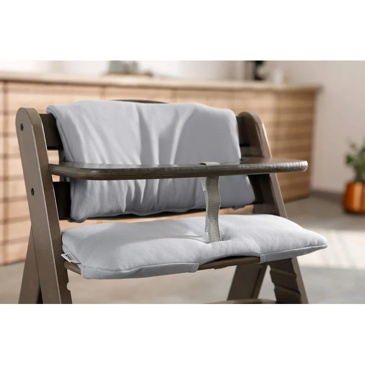 HAUCK 'Highchair Pad Deluxe' Hochstuhl Sitzkissen Stretch Grey – Bild 4
