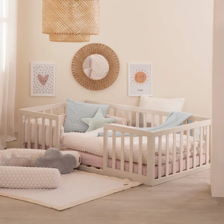 roba Spannbezug für Wickelauflagen 'Frosty Almond' - 75 x 85 cm - GOTS - Beige – Bild 9