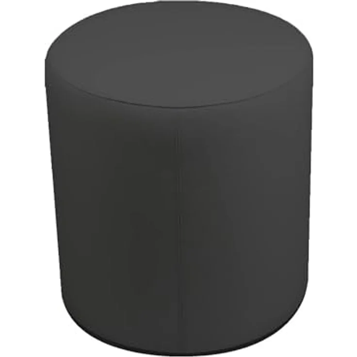 Talamo Italia - Pouf Abate, Mehrzwecksessel, Sitzsack, Hockerhocker, Made in Italy, 40x40 h42 cm, Dunkelgrau – Bild 4
