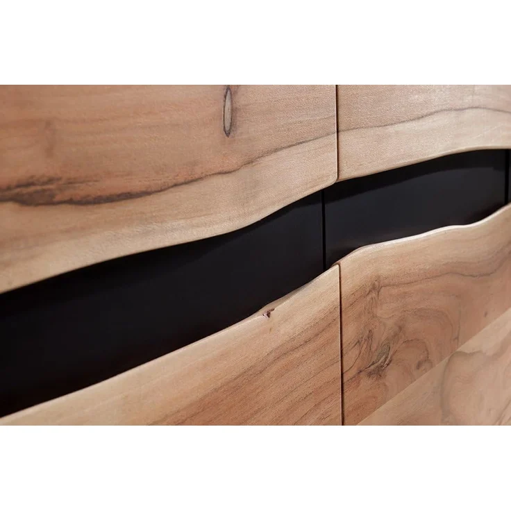 riess-ambiente Sideboard AMAZONAS 150cm natur, Massivholz · Anrichte · Baumkante · Akazie · Kommode · Wohnzimmer – Bild 9