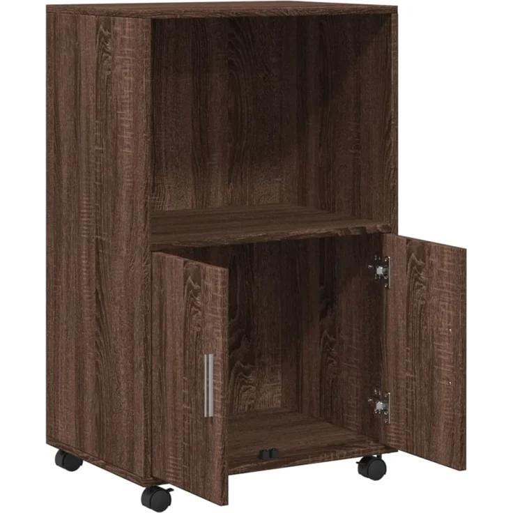 vidaXL Rollschrank Braun Eichen-Optik 55x40x91 cm Holzwerkstoff 853188 – Bild 7