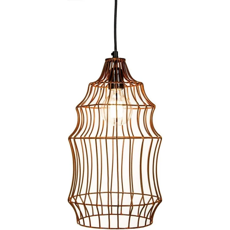 Marrakesch Orient & Mediterran Interior Pendelleuchte Vintage Pendelleuchte Range 41cm, Industrielle Kupfer-Look Hängelampe, ohne Leuchtmittel, Handarbeit – Bild 1
