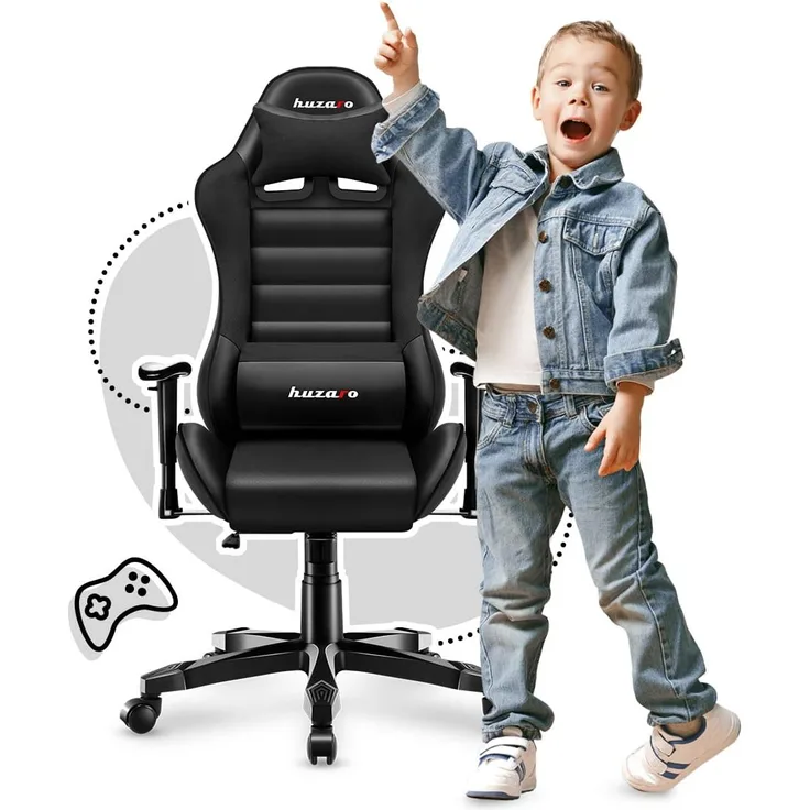 HUZARO Gaming-Stuhl f¸r Kinder RANGER 6.0 Schwarz