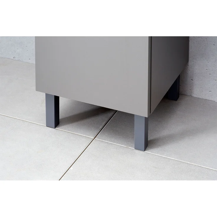 Midischrank Casablanca / Capri , Holzwerkstoff , Grau , 30.00 x 141.00 x 33.00 cm – Bild 14