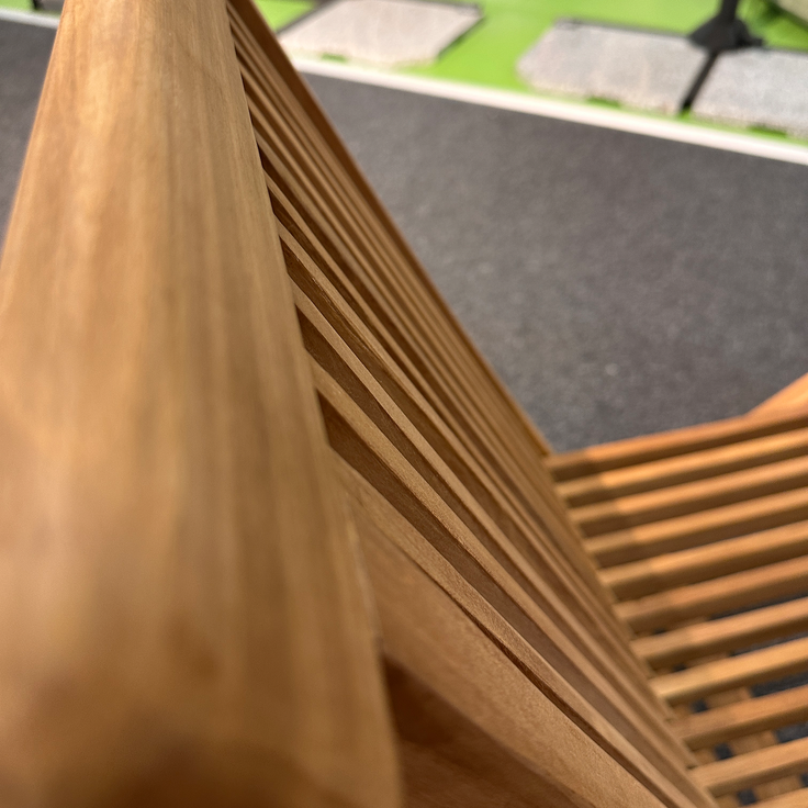 RIVA Klappstuhl Teakholz – Bild 7