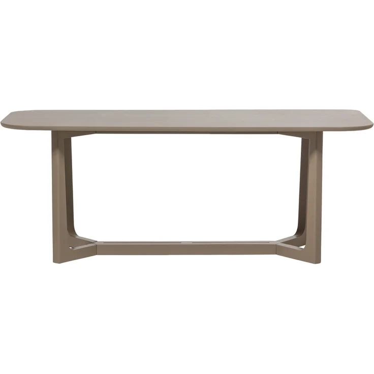 Esstisch Ferion aus Mangoholz, modern mit geradem Gestell, braun, 180 x 90 cm – Bild 2