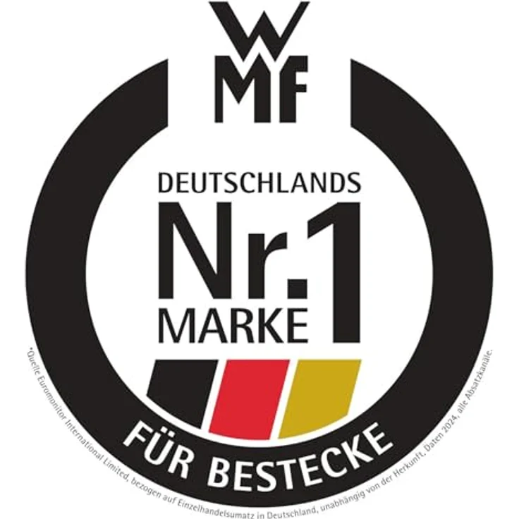 WMF 'Merit' Besteck-Set spühlmaschinenfest, 66 Stk., Cromargan-Edelstahl silber – Bild 4