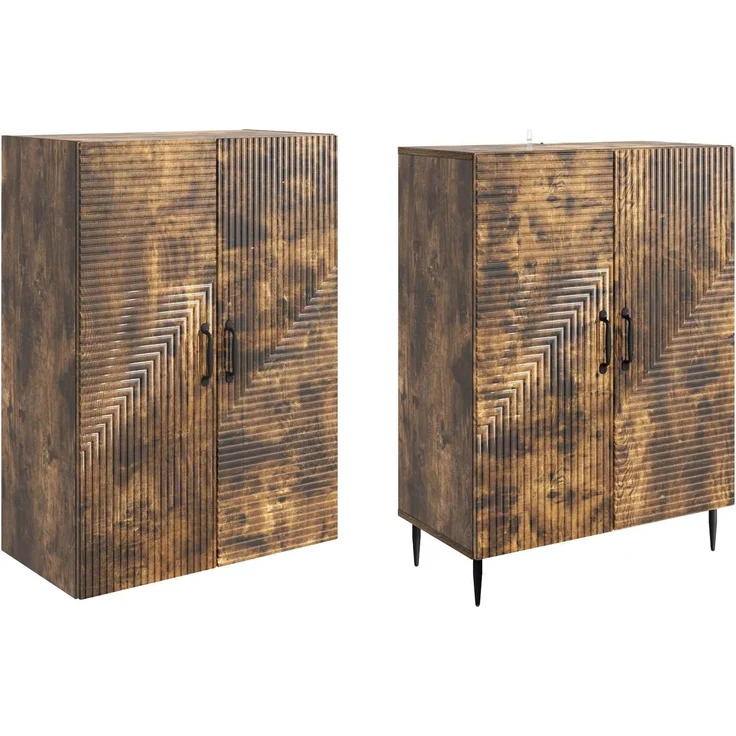 vidaXL Schrankset 2 pcs 66 x 34,5 x 89,5 cm Holzwerkstoff 3416624 – Bild 3