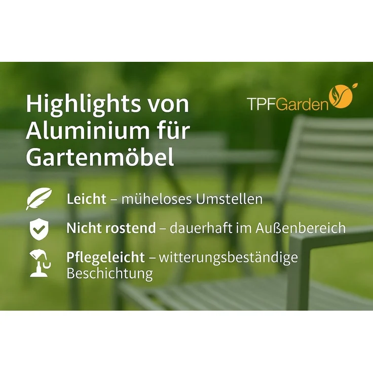 TPFGarden Gartentisch WALES (Ausziehtisch mit Alu-Gestell grau, Tischplatte mit Glas grau, Gartentisch - Ausziehbar von 180 auf 240cm - Höhe 74 cm), Esstisch - Terrassentisch - Maße (BxHxT): 100 x 74 x 180 - 240 cm – Bild 4