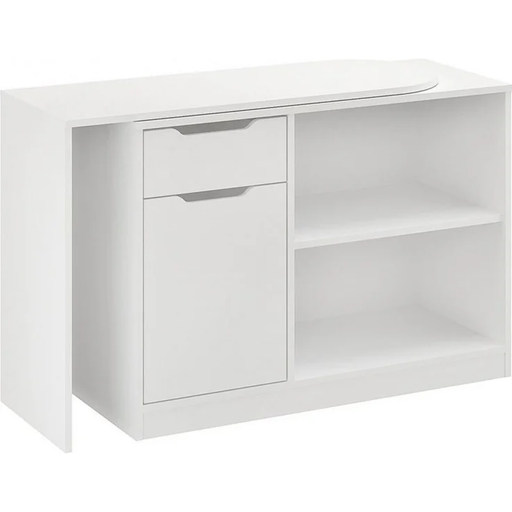 KOMTO Schreibtisch KOMTO Schreibtisch mit Stauraum – PC Tisch, Tisch FOLDY 128x60x75 cm – Bild 1