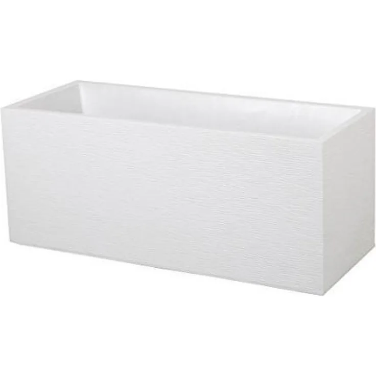 EDA PLASTIQUES Blumenkasten graphit weiß gekalkt 99,5 x 39 x 43 98 L