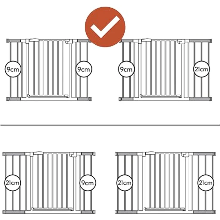 Hauck Treppenschutzgitter Türschutzgitter Clear Step Autoclose 2, für Breiten 75 - 80 cm, Ultra Flache Schwelle, Automatischer Schließmechanismus, ohne Bohren, Einhändiges Öffnen, Metall, Dunkelgrau – Bild 10