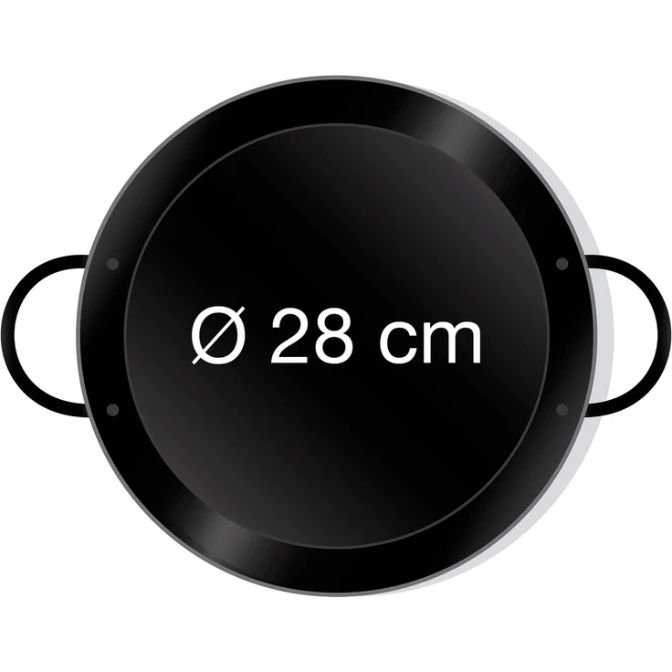Paella-Pfanne emailliert Ø 28 cm – Bild 3