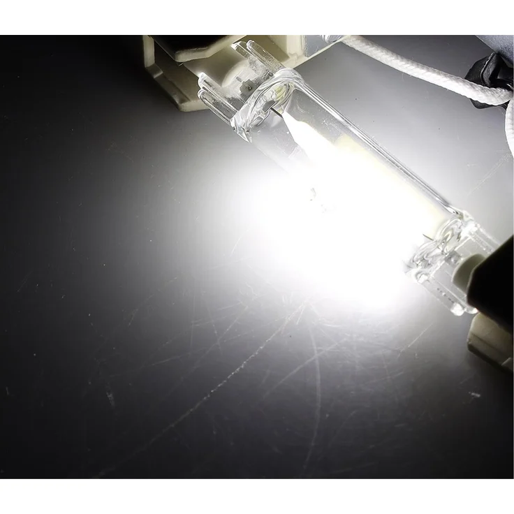 LED Strahler R7s "Glas RS78"360°, 510lm, 78mm, 4000k / neutralweiß – Bild 3