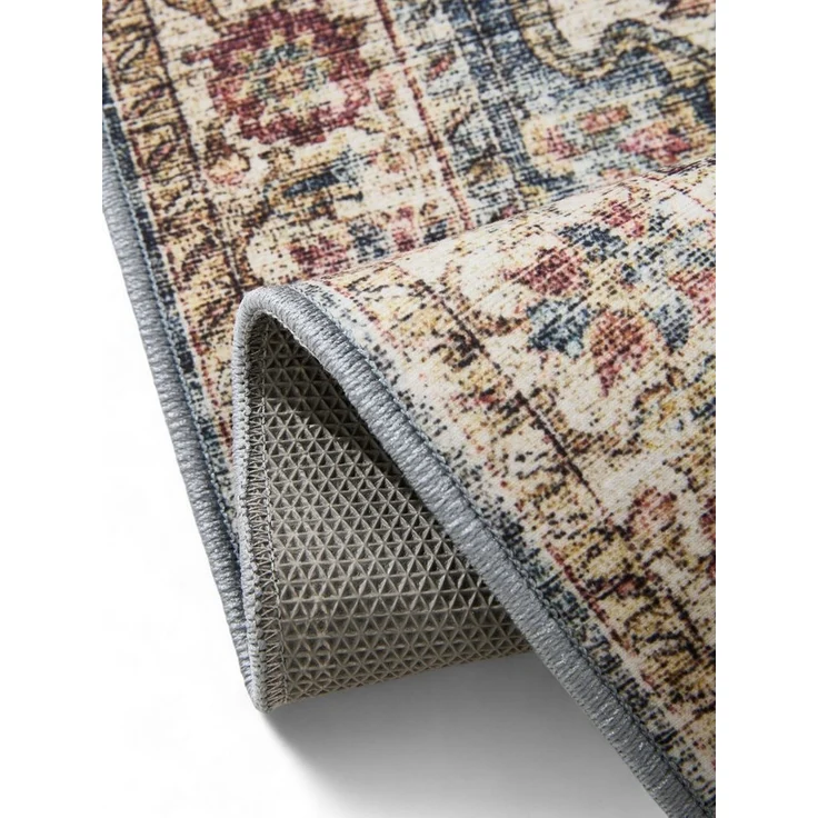 Interiyou Teppich Gent, Rechteckig, Höhe: 5 mm, Vintage Kurzflor für Wohnzimmer, Schlafzimmer, waschbar, pflegeleicht – Bild 3