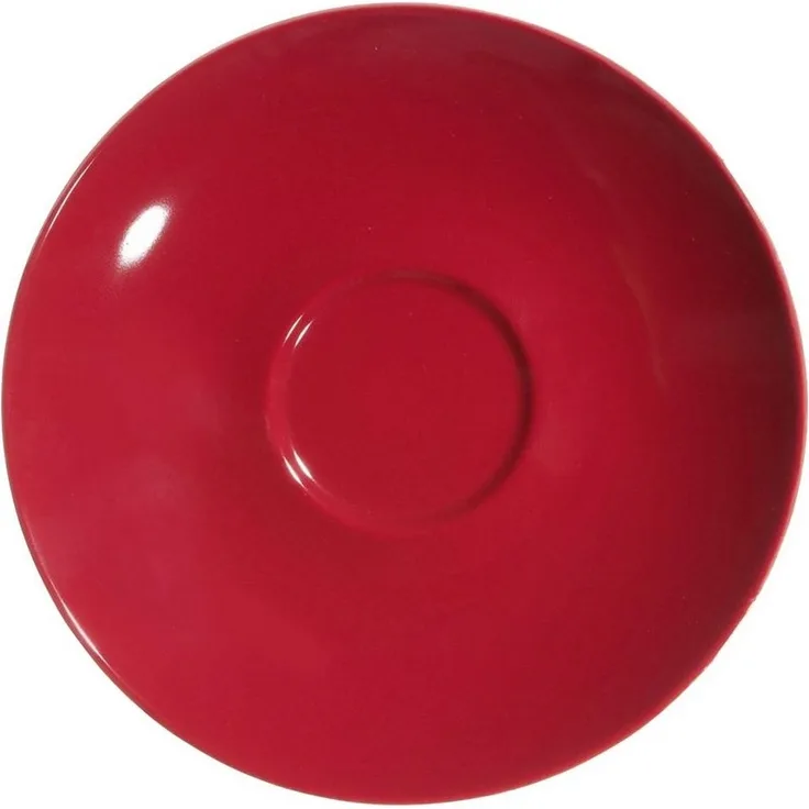 Ritzenhoff & Breker Doppio Jumbo Untere, Untertasse, Unter Tasse, Geschirr, Porzellan, Rot, Ø 17 cm, 515565
