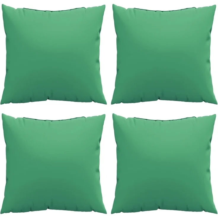 vidaXL Sofakissen 4 Stk. Grün 60x60 cm Stoff – Bild 3