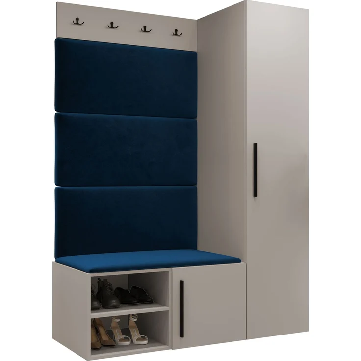 Garderoben-Set Mapreni II (Farbe: Cashmere, Manila 26) – Bild 1